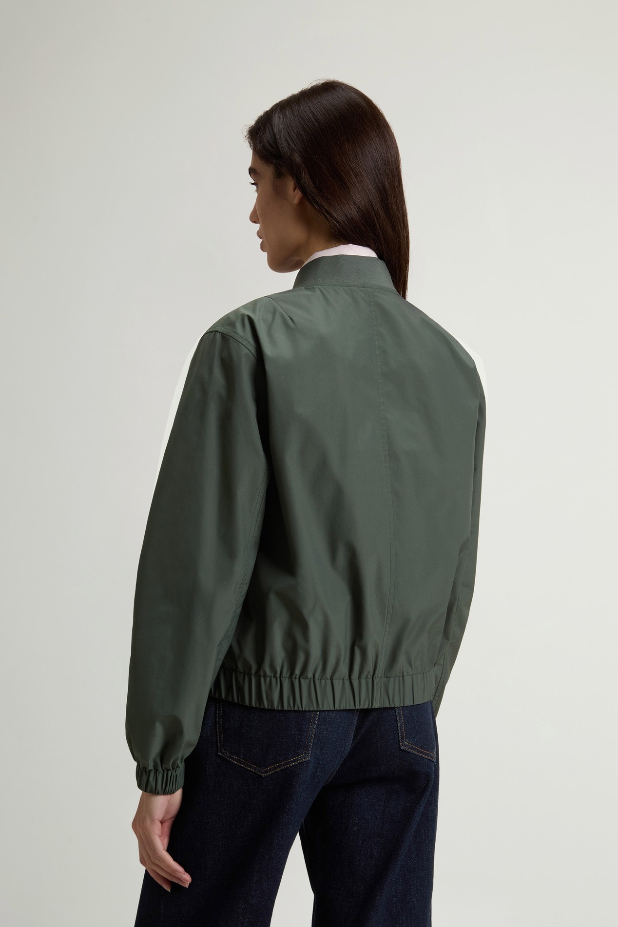 Urban Touch Bomber Jacket Green photo 3 | Woolrich