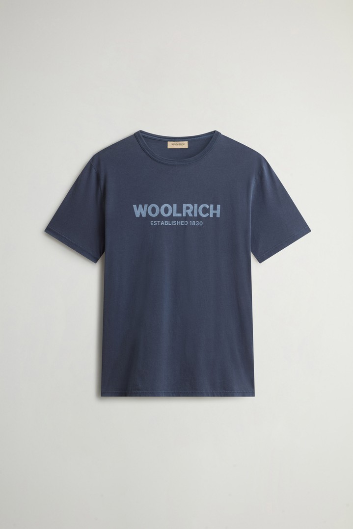 LIGHT GD T-SHIRT Blau photo 5 | Woolrich