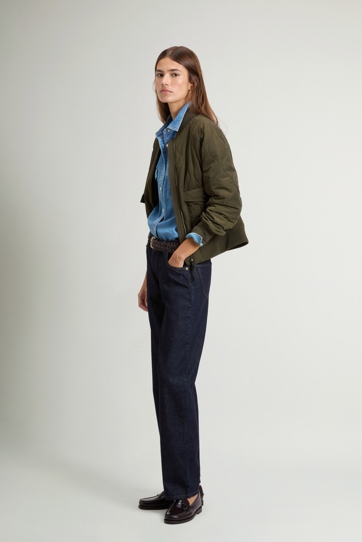 MILITARY POLY BOMBER Vert photo 2 | Woolrich
