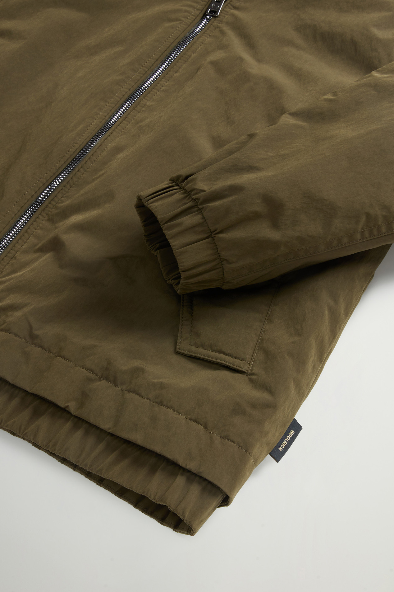 Grace Bomber Jacket in Peached Poly Green photo 7 | Woolrich