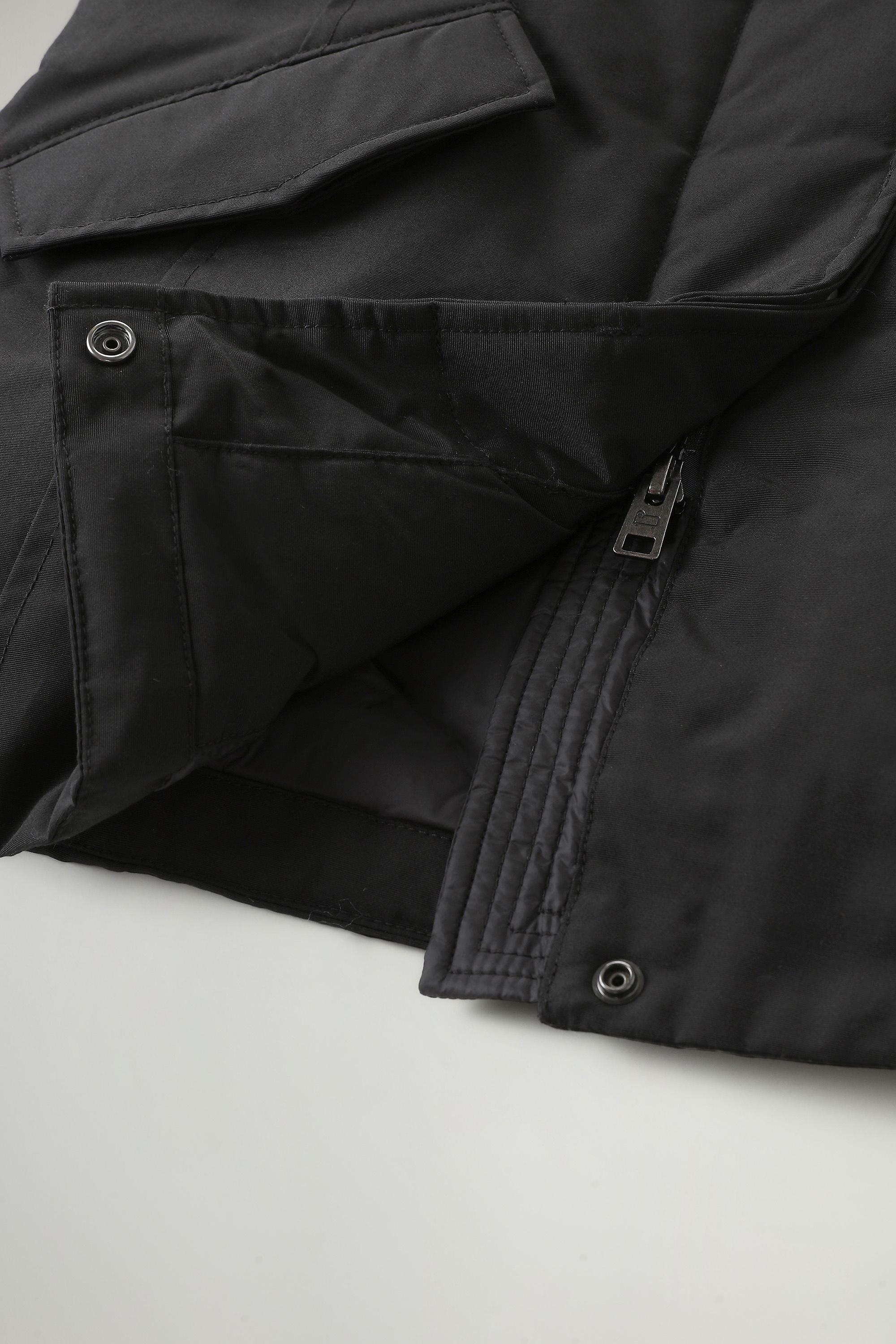 Girls' Arctic Parka Cloth in Ramar Black photo 5 | Woolrich