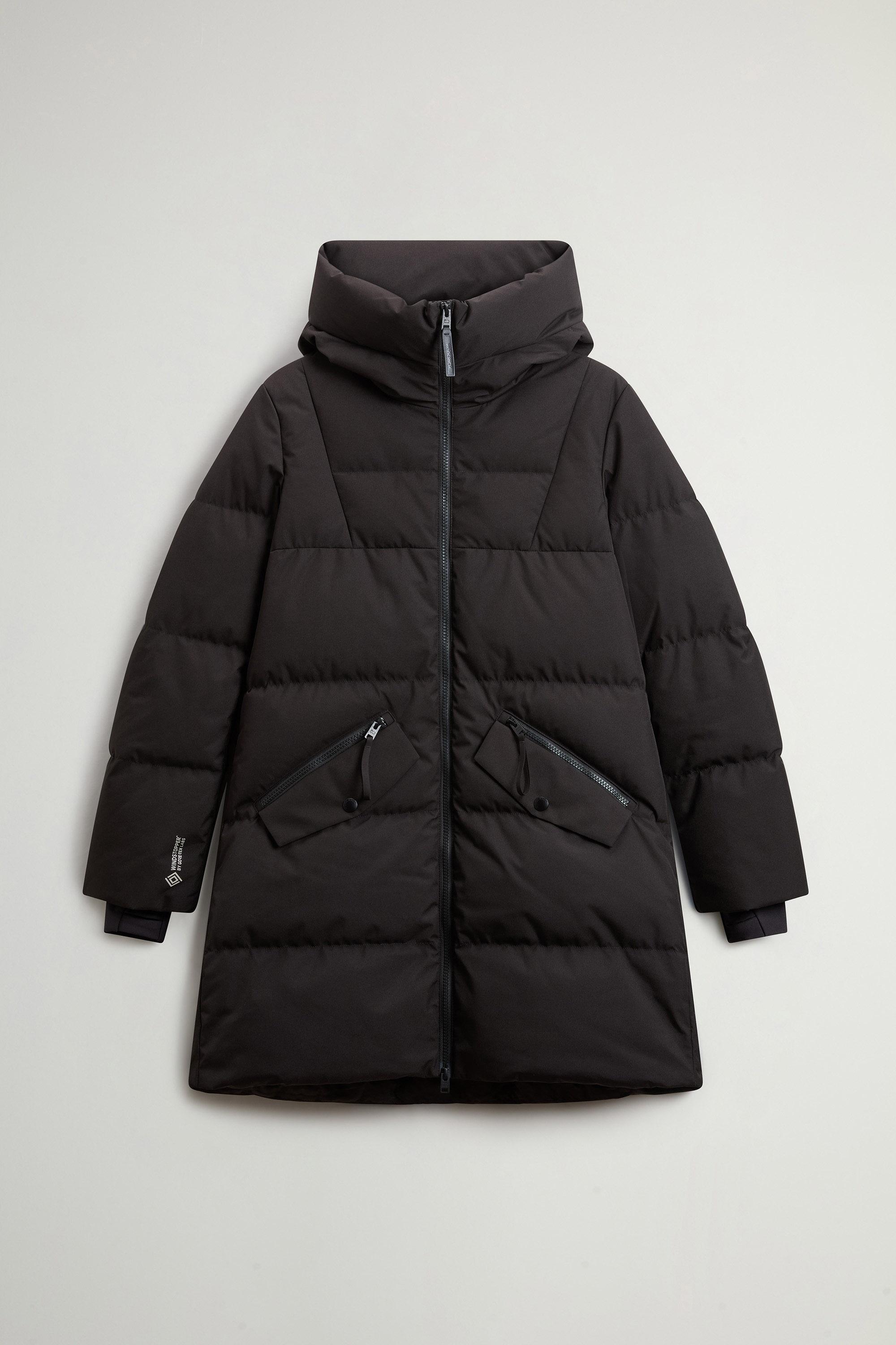 Quilted Parka in WINDSTOPPER® by GORE-TEX® Fabric Black photo 5 | Woolrich