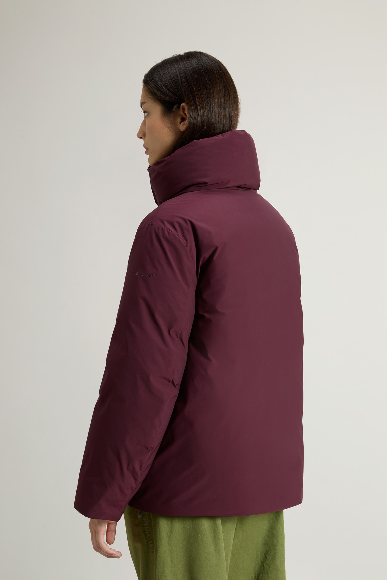 LUXURY COCOON JACKET Burgundy photo 3 | Woolrich