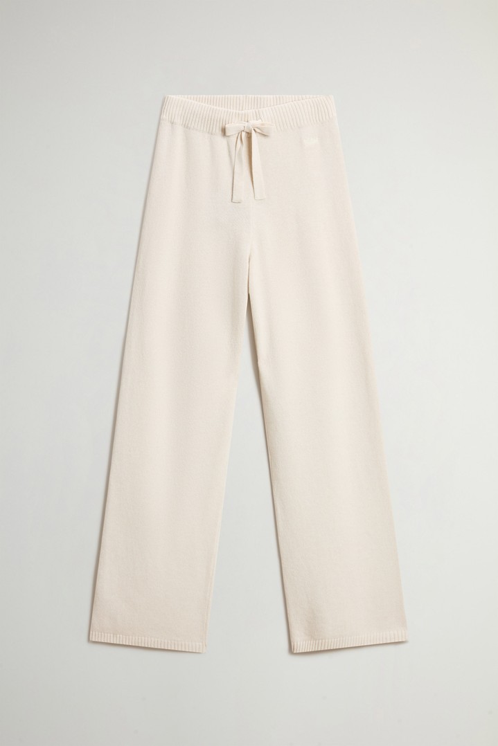 Pantalon en laine et cachemire Blanc photo 4 | Woolrich