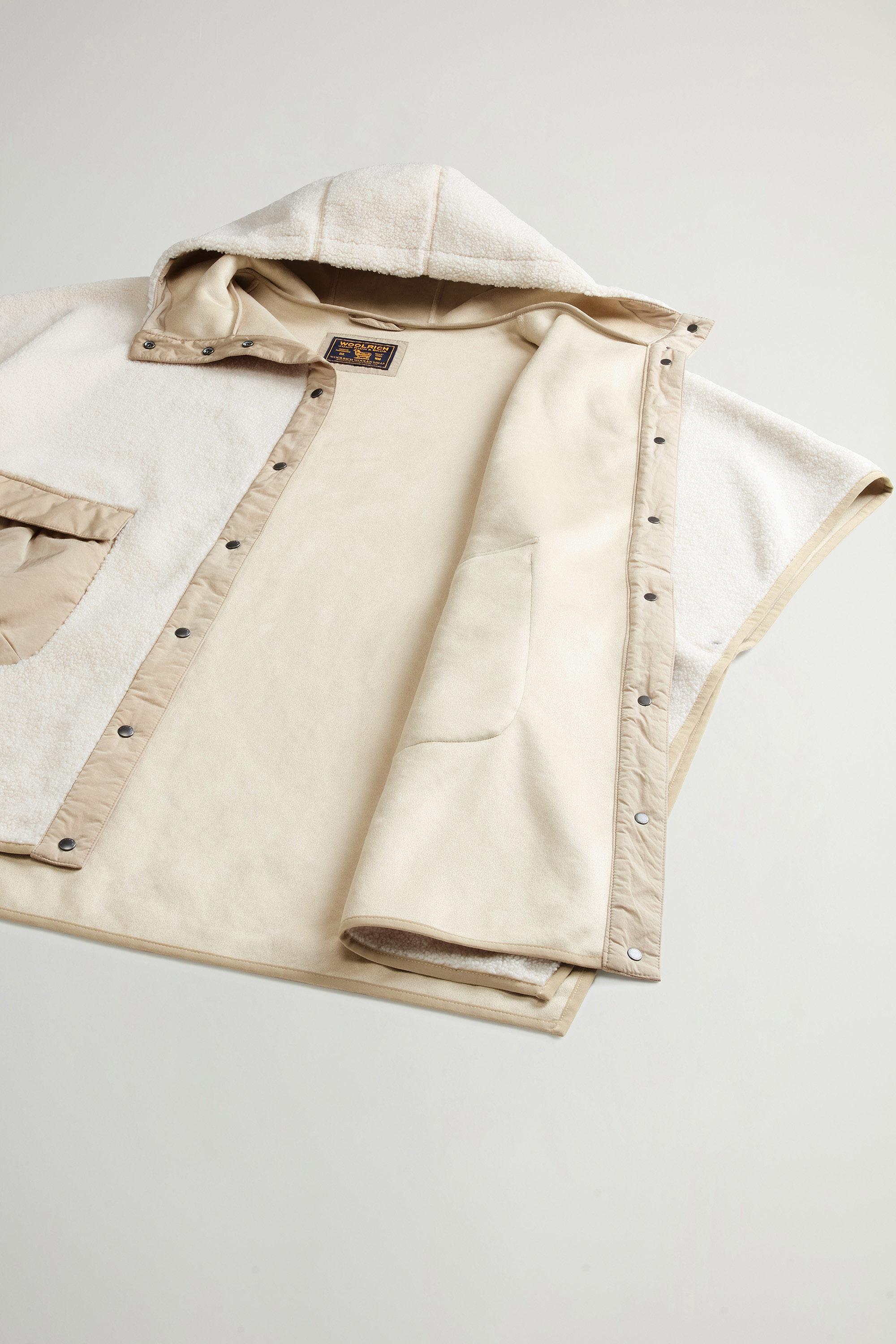 Hooded Cape in Sherpa White photo 8 | Woolrich