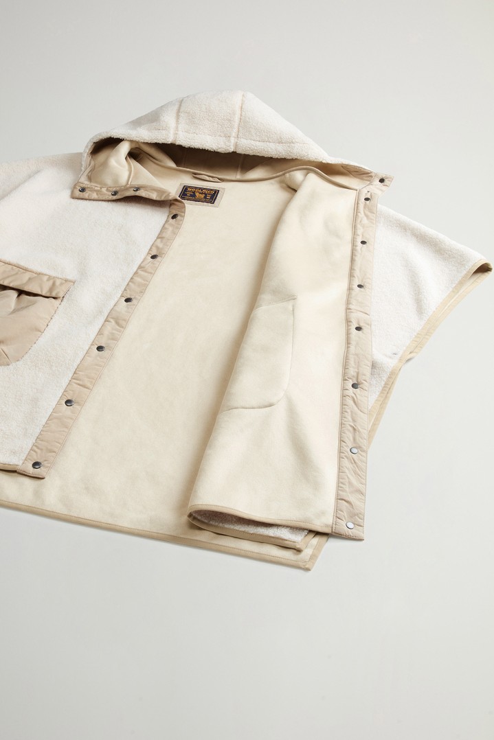 Hooded Cape in Sherpa White photo 8 | Woolrich