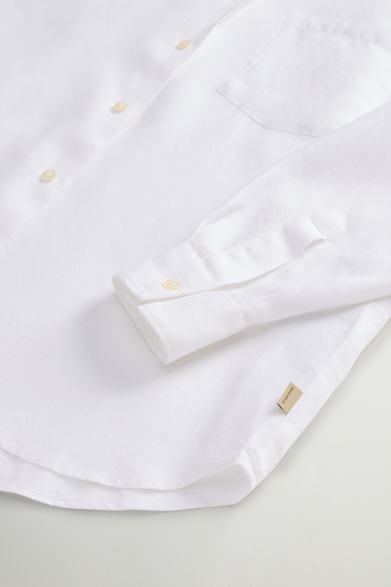 GD LINEN SHIRT White photo 3 | Woolrich