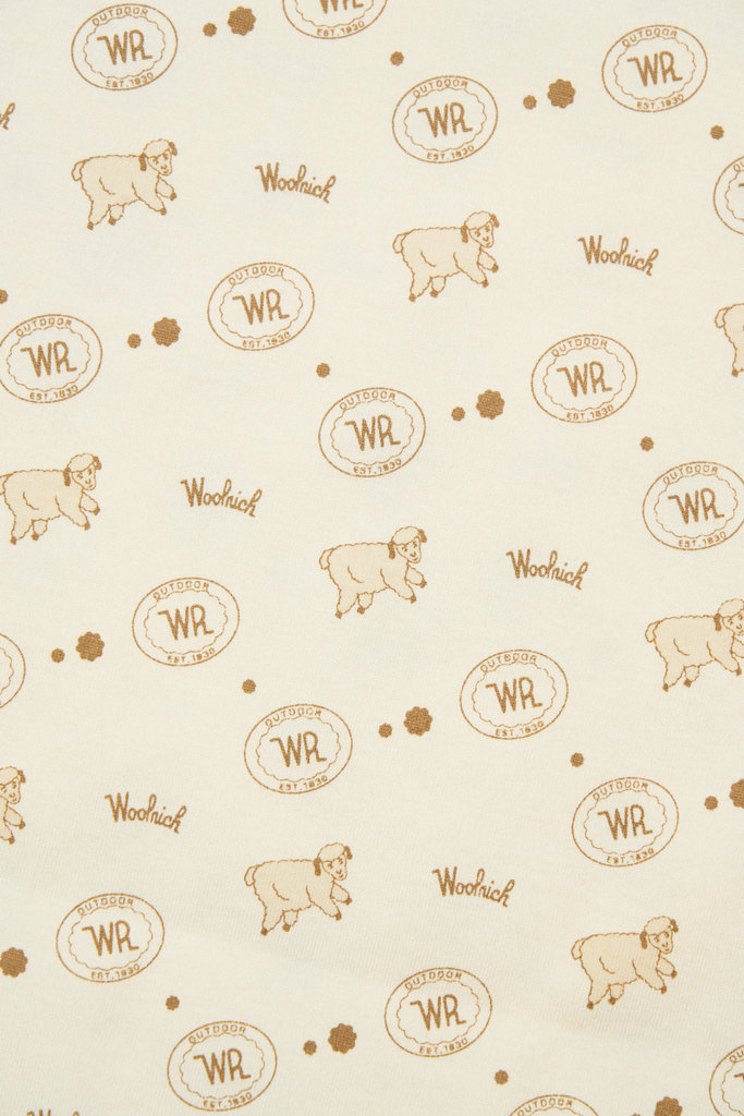 SWEEP CREST RINGER T-SHIRT Beige photo 6 | Woolrich