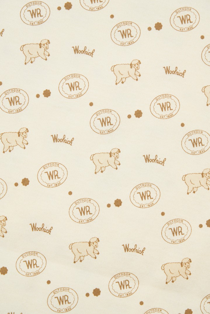 SWEEP CREST RINGER T-SHIRT Beige photo 6 | Woolrich