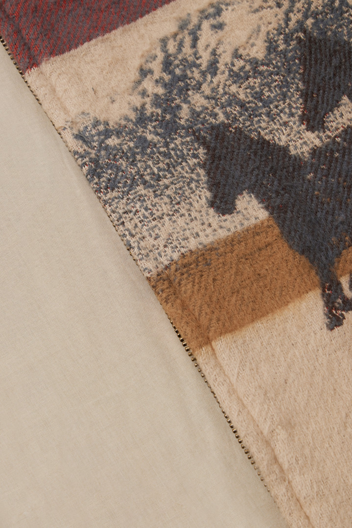 Overshirt in Pure Cotton with Jacquard Workmanship - One Of These Days / Woolrich Beige photo 3 | Woolrich