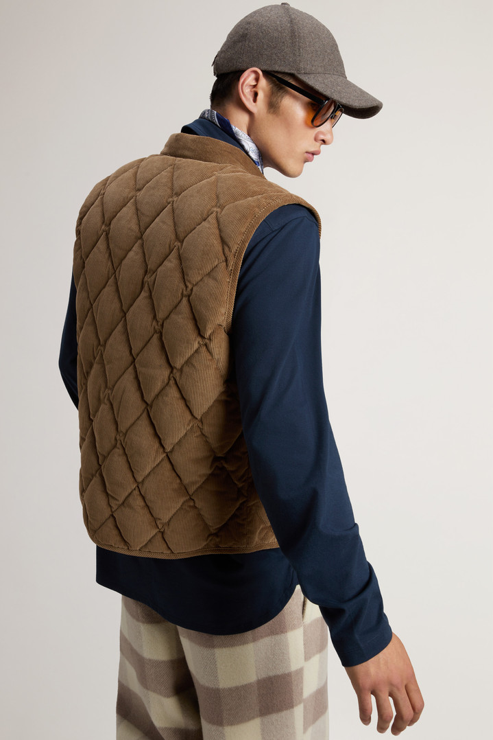 Corduroy Vest with Diamond Quilting Brown photo 4 | Woolrich
