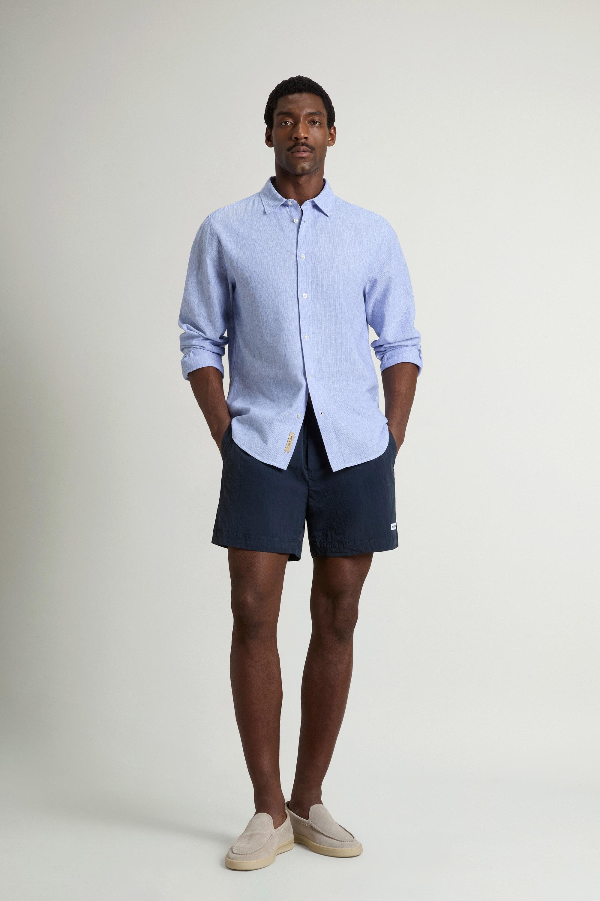 Short de bain teint en pièce en nylon Bleu photo 1 | Woolrich