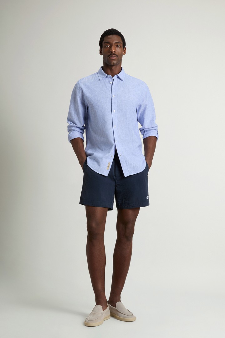 SOLID SWIM SHORTS Blue photo 1 | Woolrich