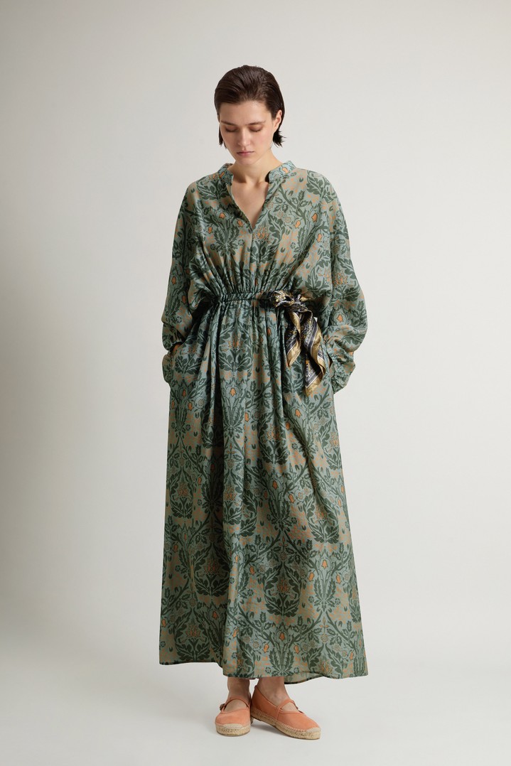 FLUID SHIRT DRESS Green photo 2 | Woolrich