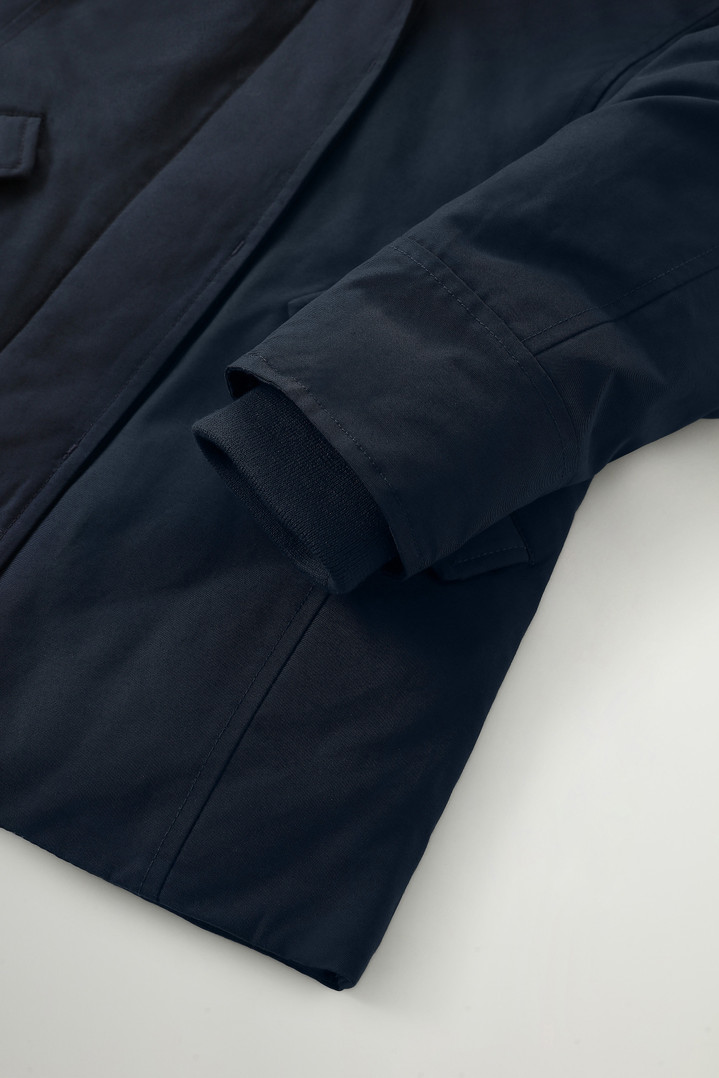 Girls' Arctic Parka with Detachable Fur Trim Blue photo 4 | Woolrich