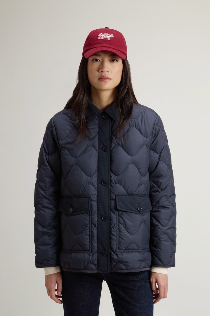 Microfiber Heritage Jacket Blue photo 1 | Woolrich
