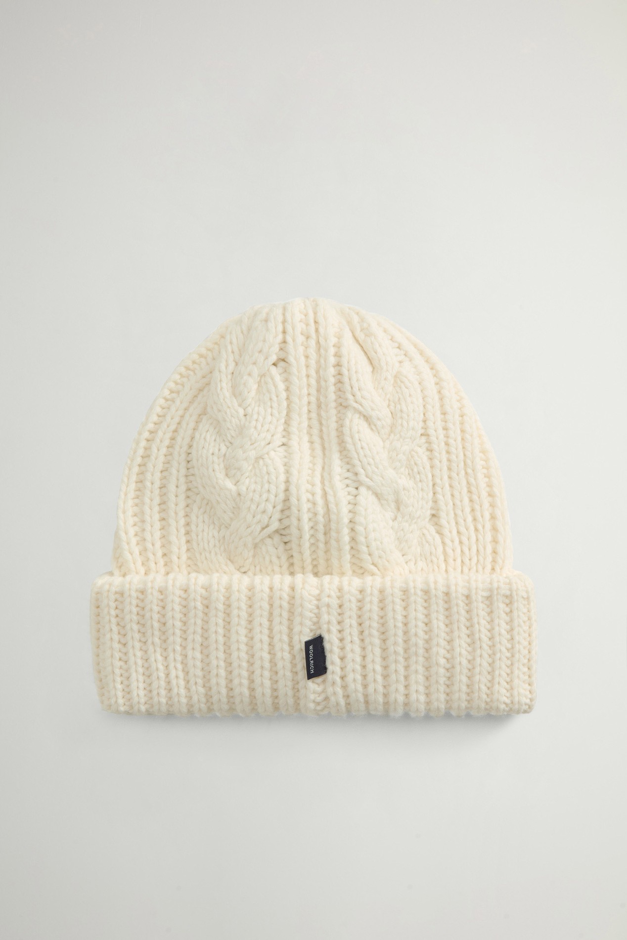 Beanie aus einer Baumwoll-Woll-Mischung Weiß photo 2 | Woolrich