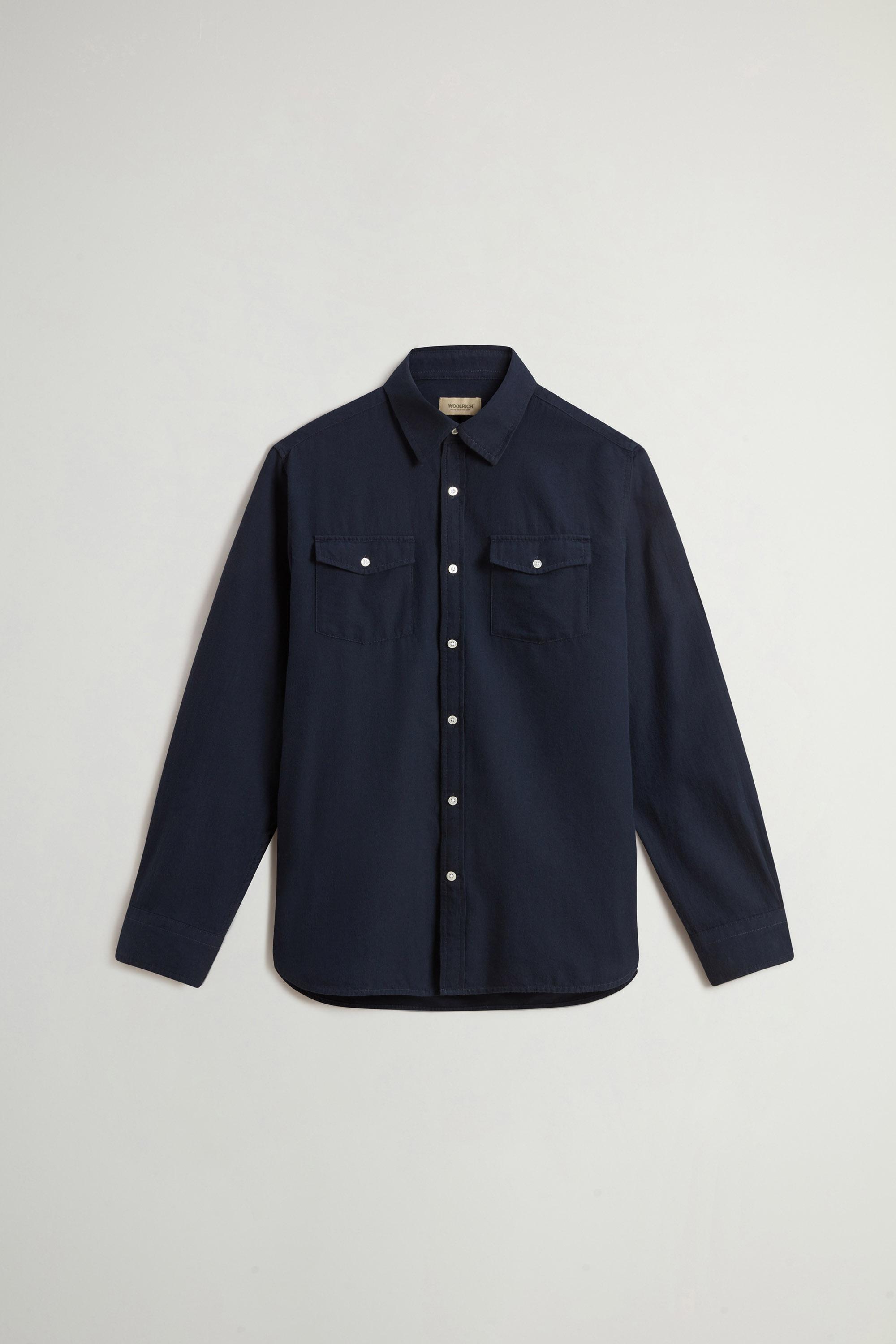 Pure Madras Cotton Flannel Blue photo 5 | Woolrich
