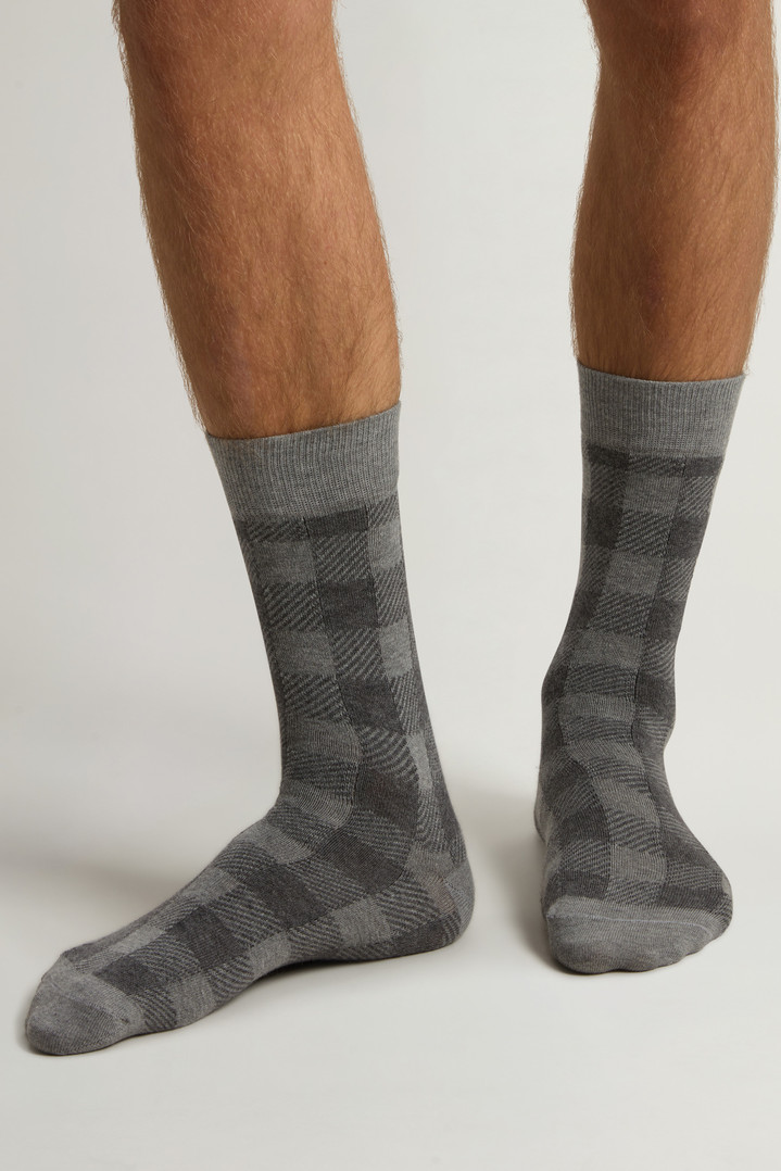 Cotton-Blend Socks Blue photo 5 | Woolrich