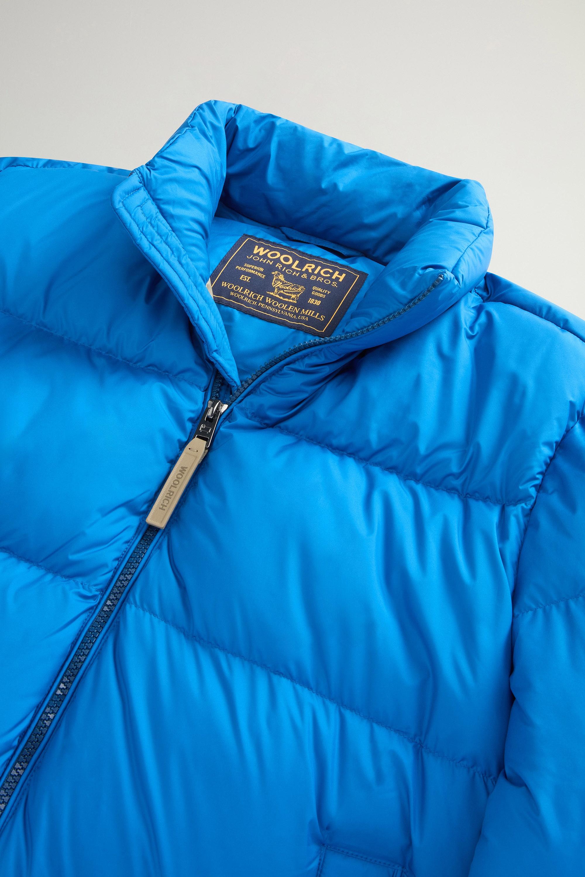 Cloud Down Jacket in Microfiber Blue photo 6 | Woolrich