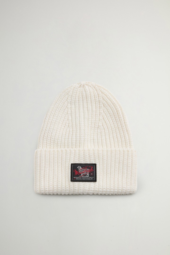 WM PATCH BEANIE White photo 2 | Woolrich