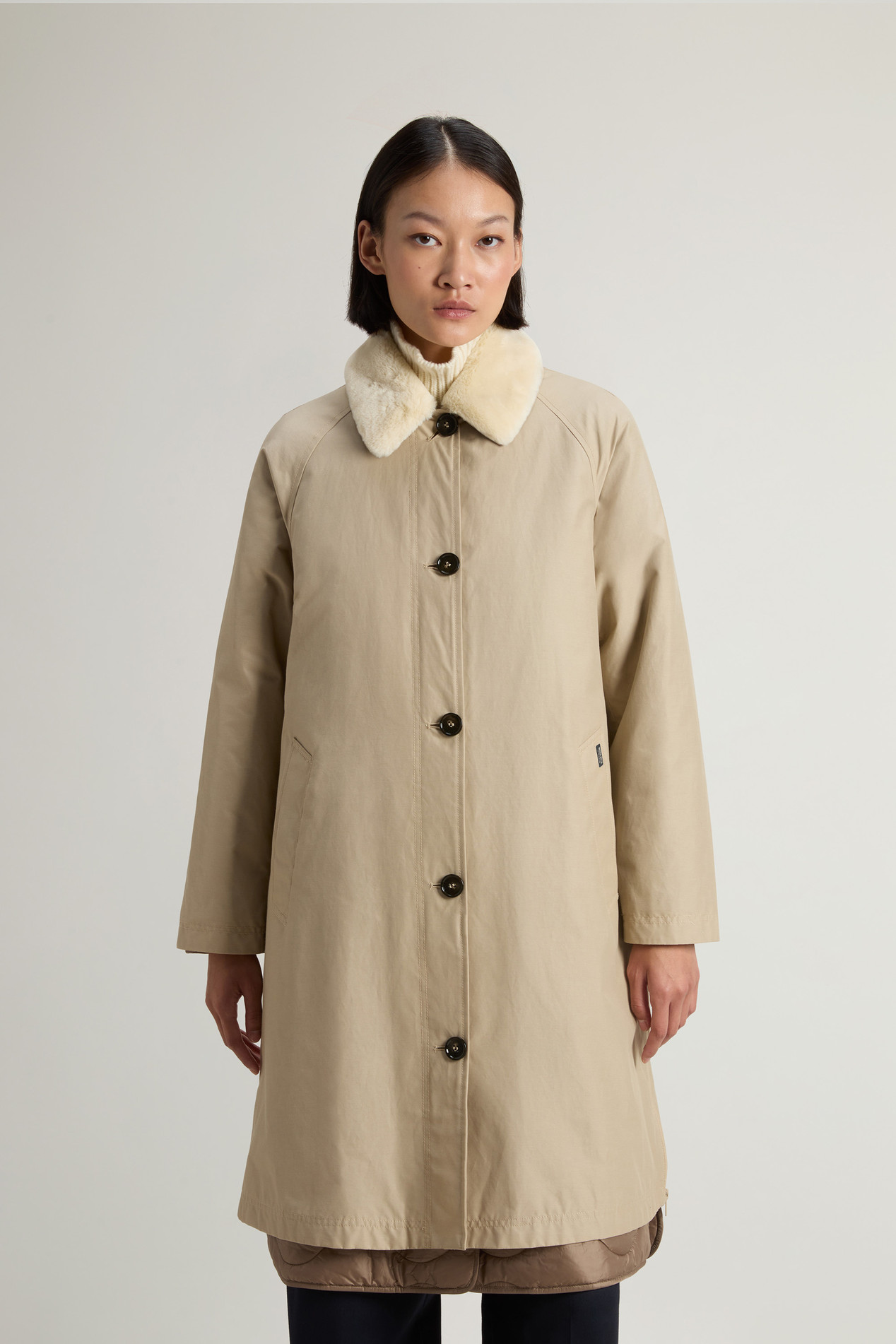 3-in-1 Coat in Ramar Cloth Beige photo 1 | Woolrich