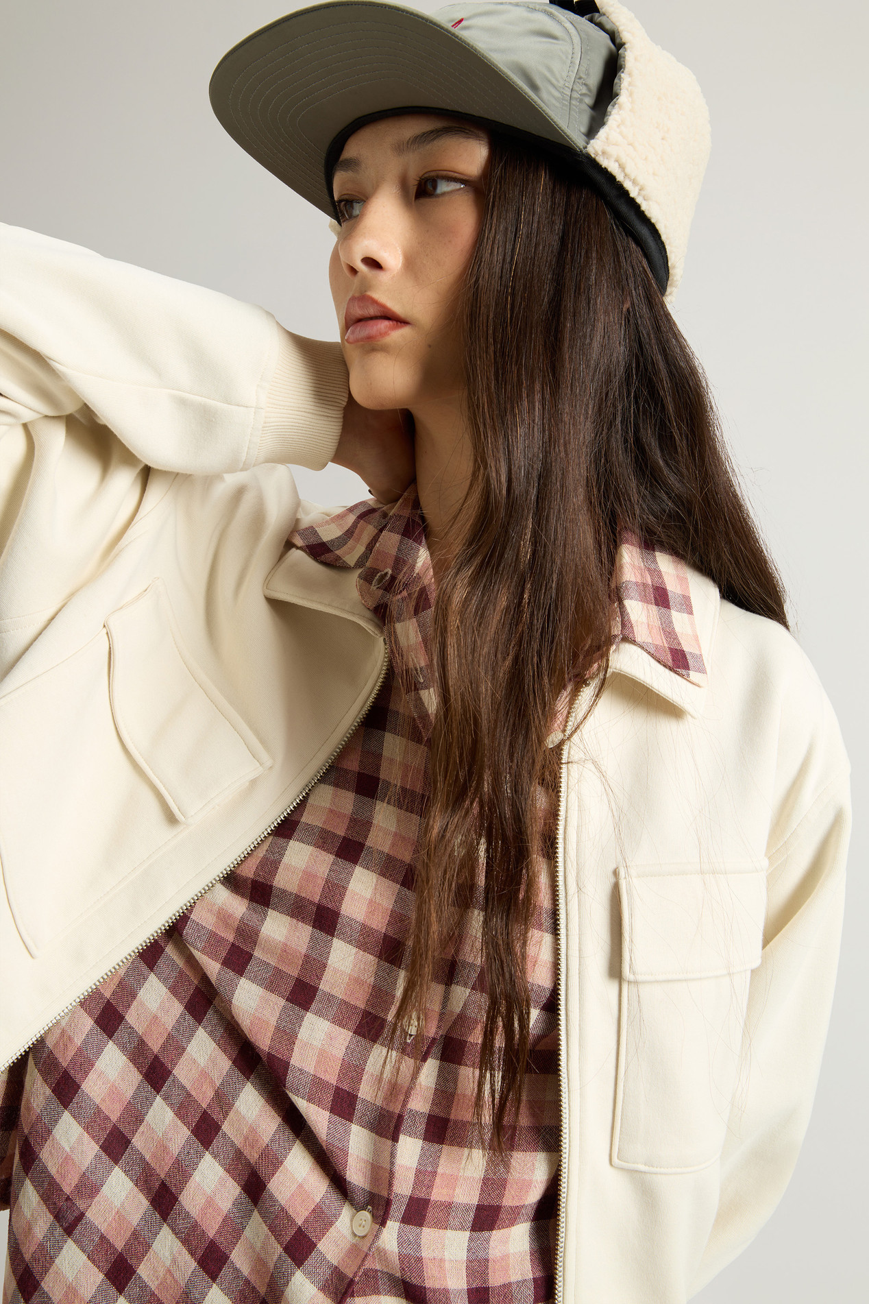 Sweatshirt in Cotton-Blend Interlock White photo 4 | Woolrich