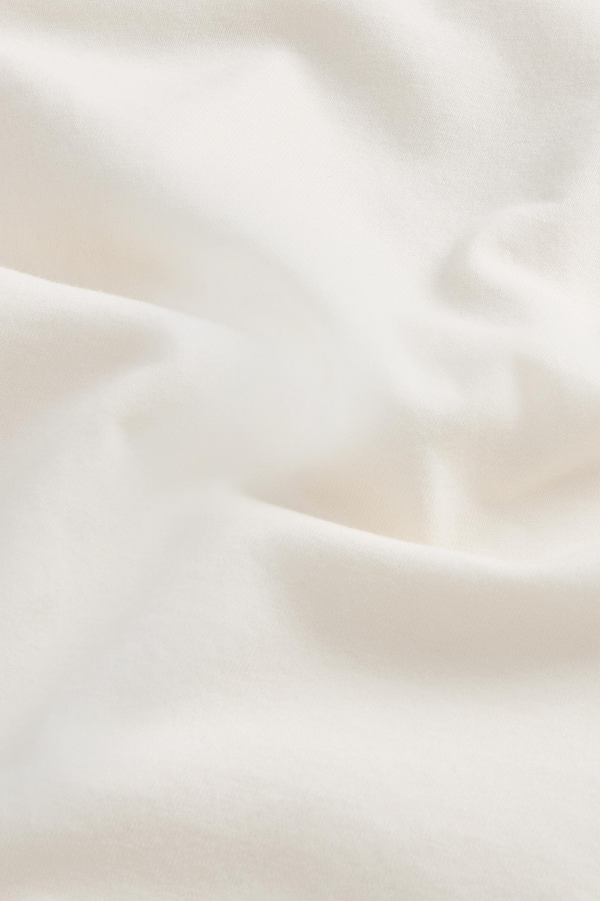 Long-Sleeve T-shirt in Pure Cotton White photo 6 | Woolrich