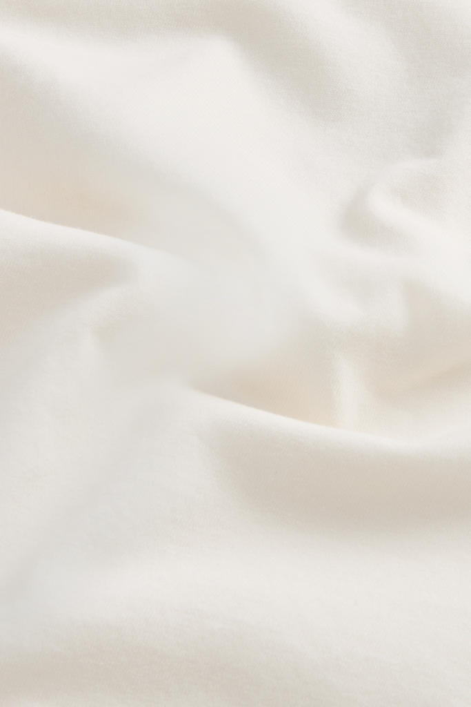 Long-Sleeve T-shirt in Pure Cotton White photo 6 | Woolrich