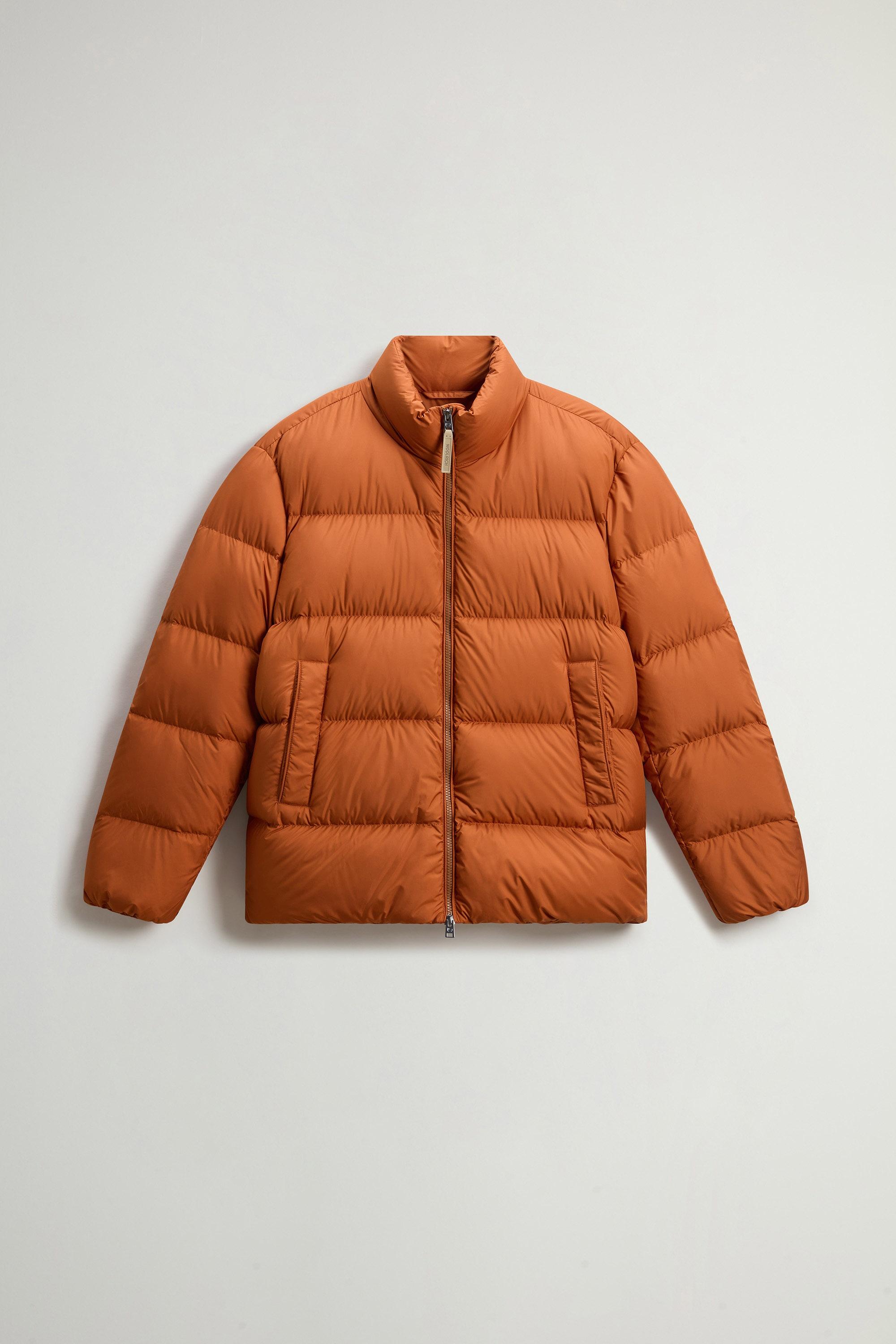 Cloud Down Jacket in Microfiber Brown photo 5 | Woolrich