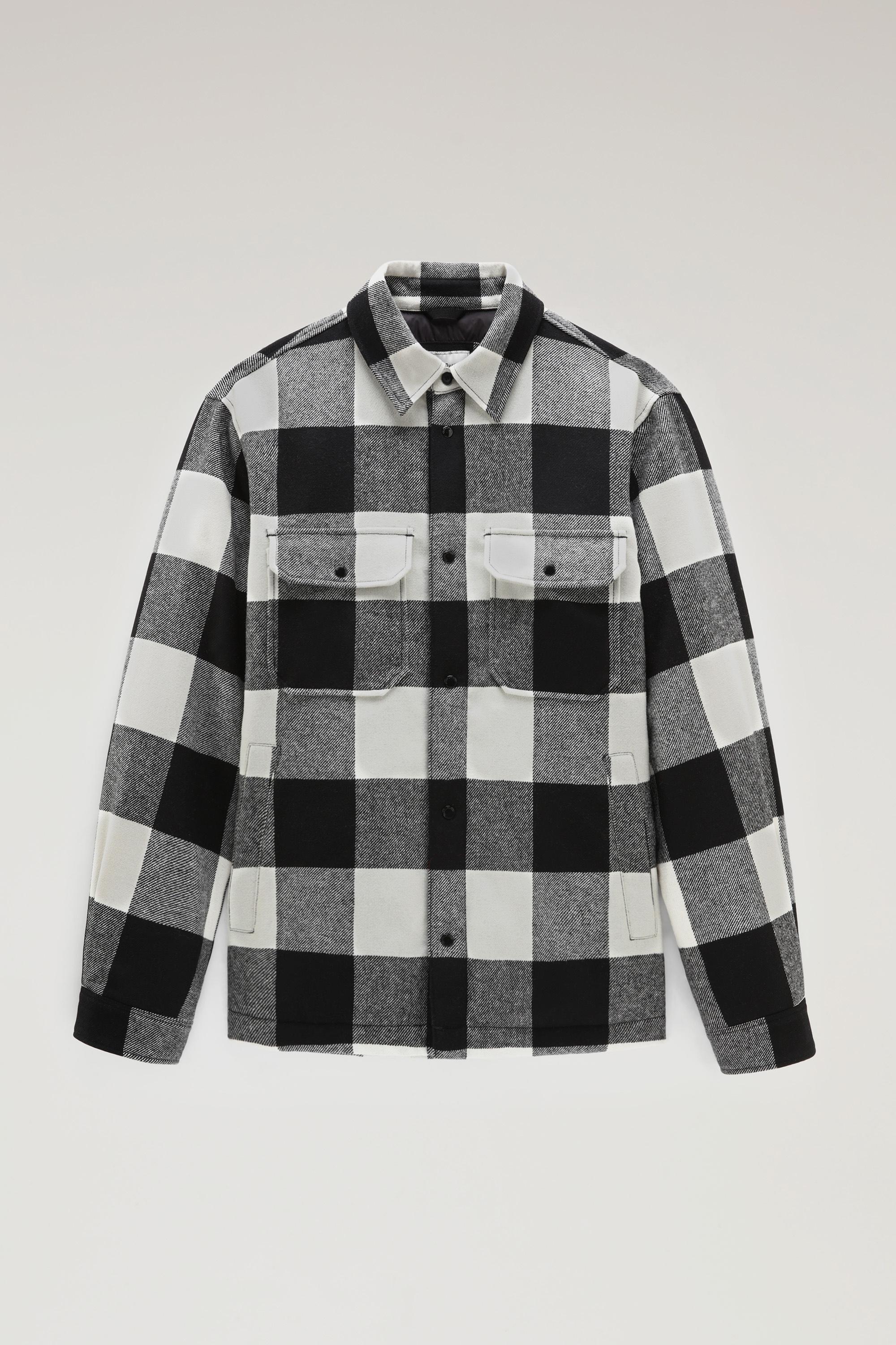 Alaskan Padded Check Overshirt in Recycled Italian Wool Blend Multicolor photo 1 | Woolrich