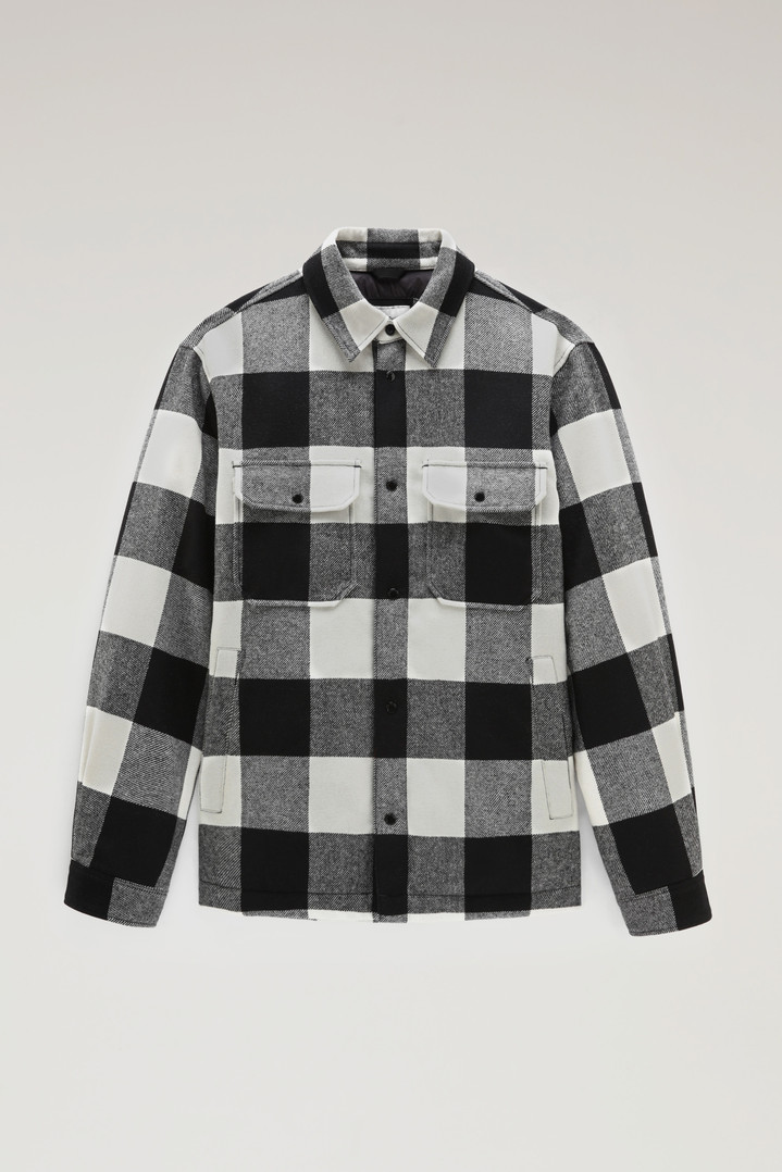 Alaskan Padded Check Overshirt in Recycled Italian Wool Blend Multicolor photo 1 | Woolrich