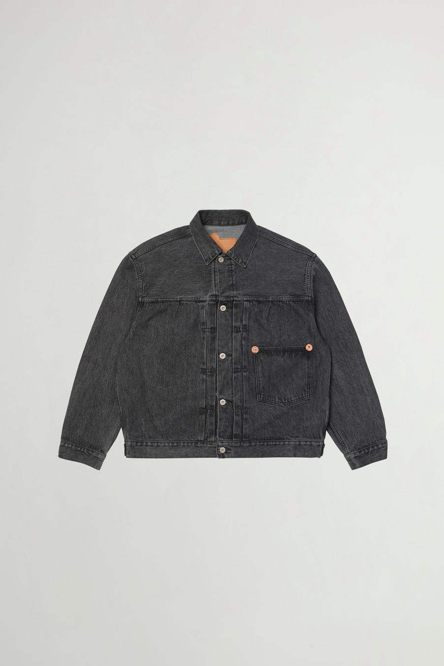 SELVEDGE DENIM SHIRT JKT Gris photo 1 | Woolrich