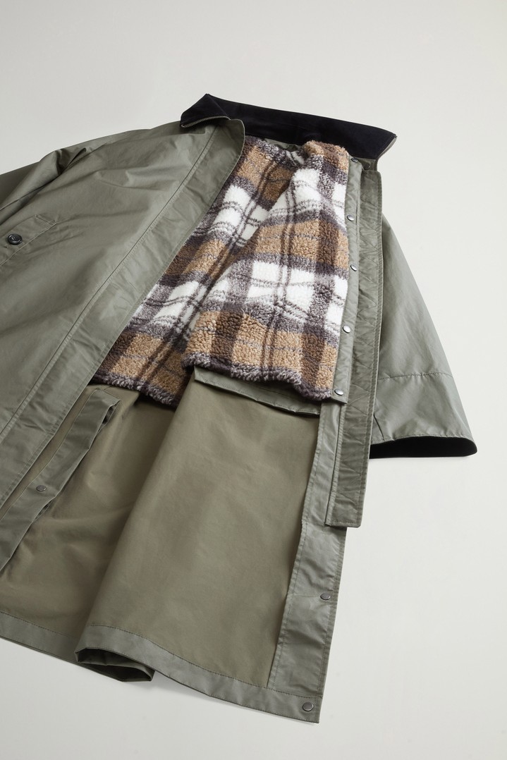 3-in-1-Mantel aus gewachster Wollmischung Grün photo 8 | Woolrich