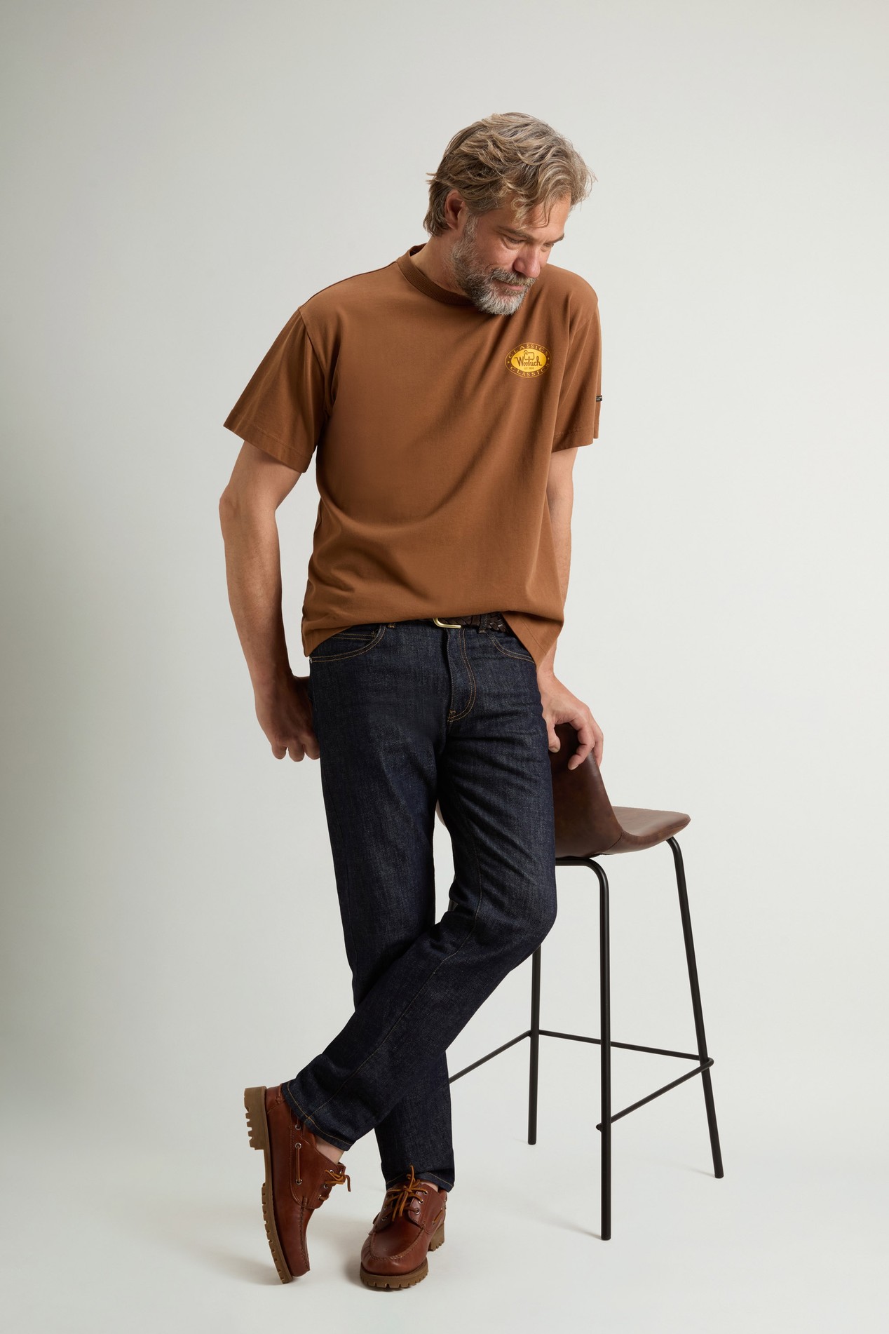 HEAVY JERSEY GRAPHIC T-SHIRT Bruin photo 2 | Woolrich
