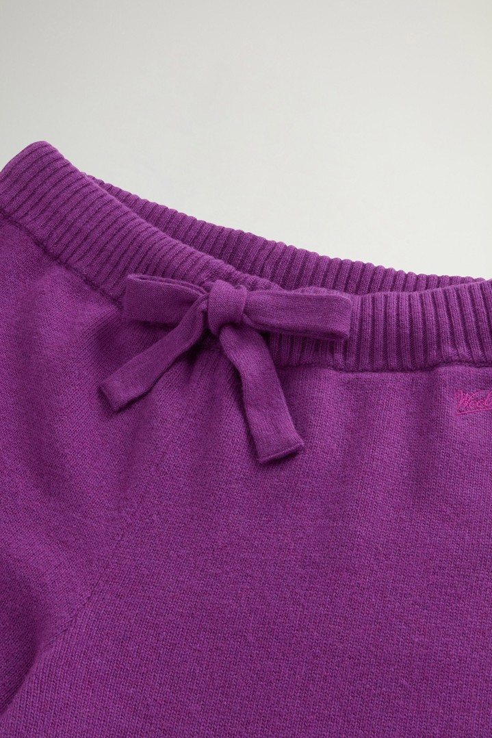 Pantalon en laine et cachemire Violet photo 5 | Woolrich