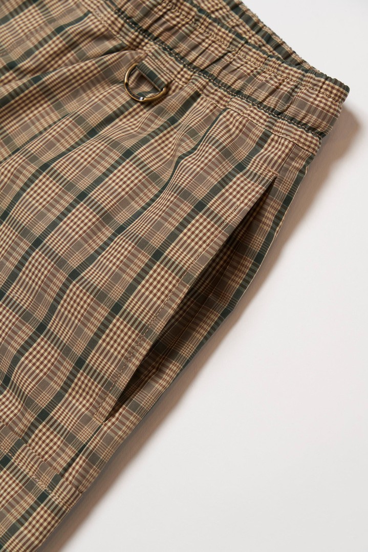 MADRAS CHECK CARGO CROPPED SHORTS Brown photo 3 | Woolrich