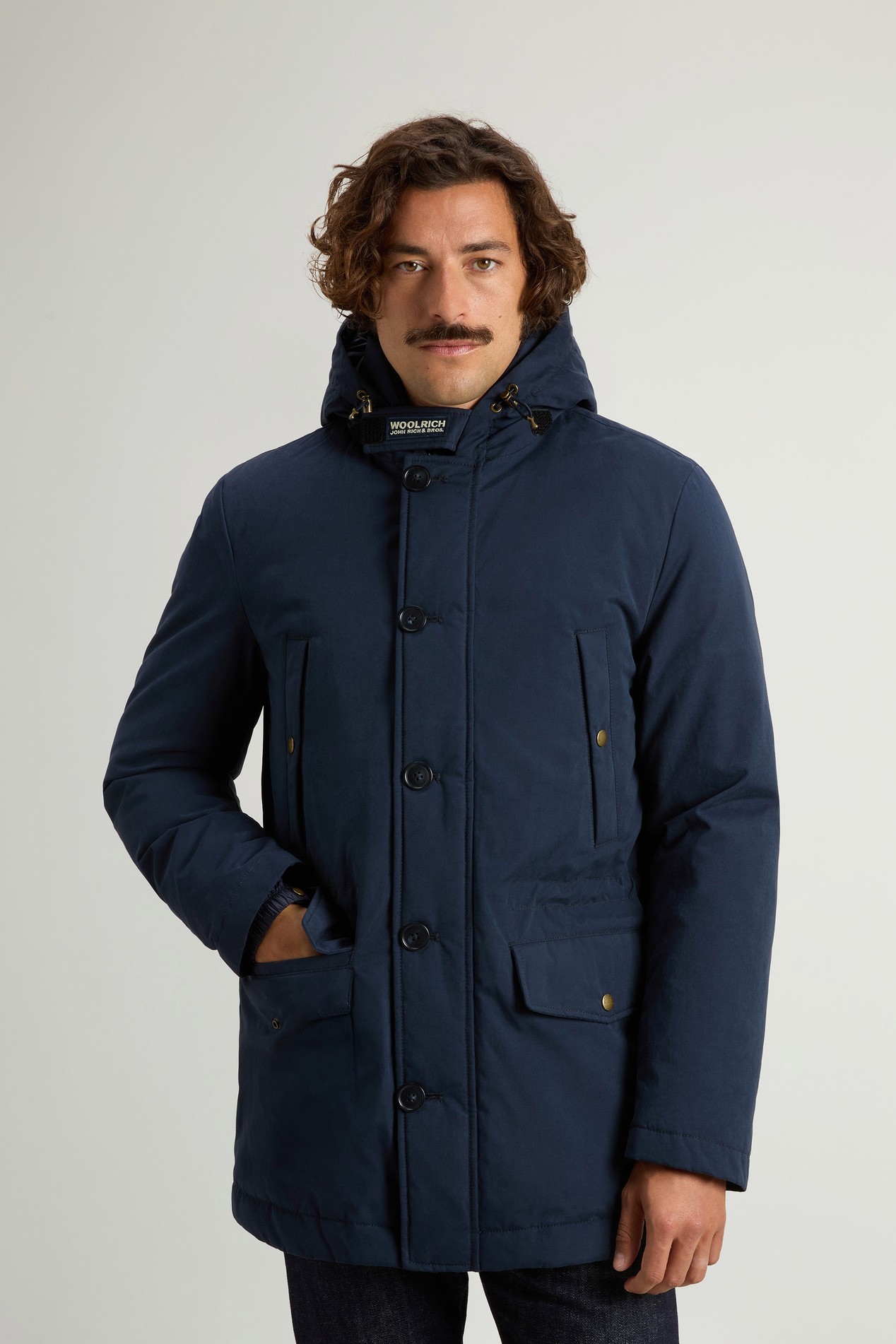 Parka in Mountain Cloth Blue photo 1 | Woolrich