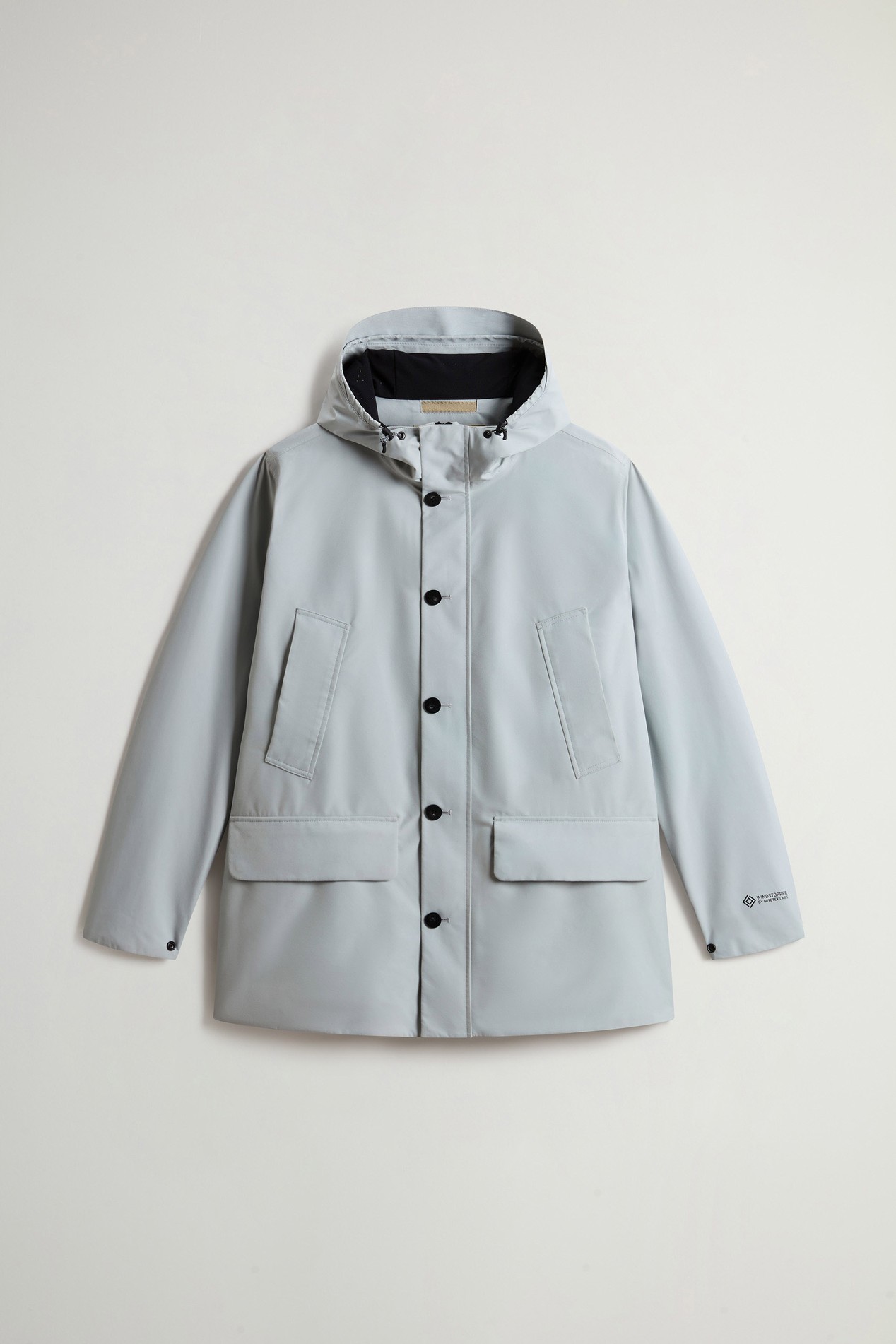 Summer Parka in WINDSTOPPER by GORE-TEX LABS Fabric Gray photo 5 | Woolrich