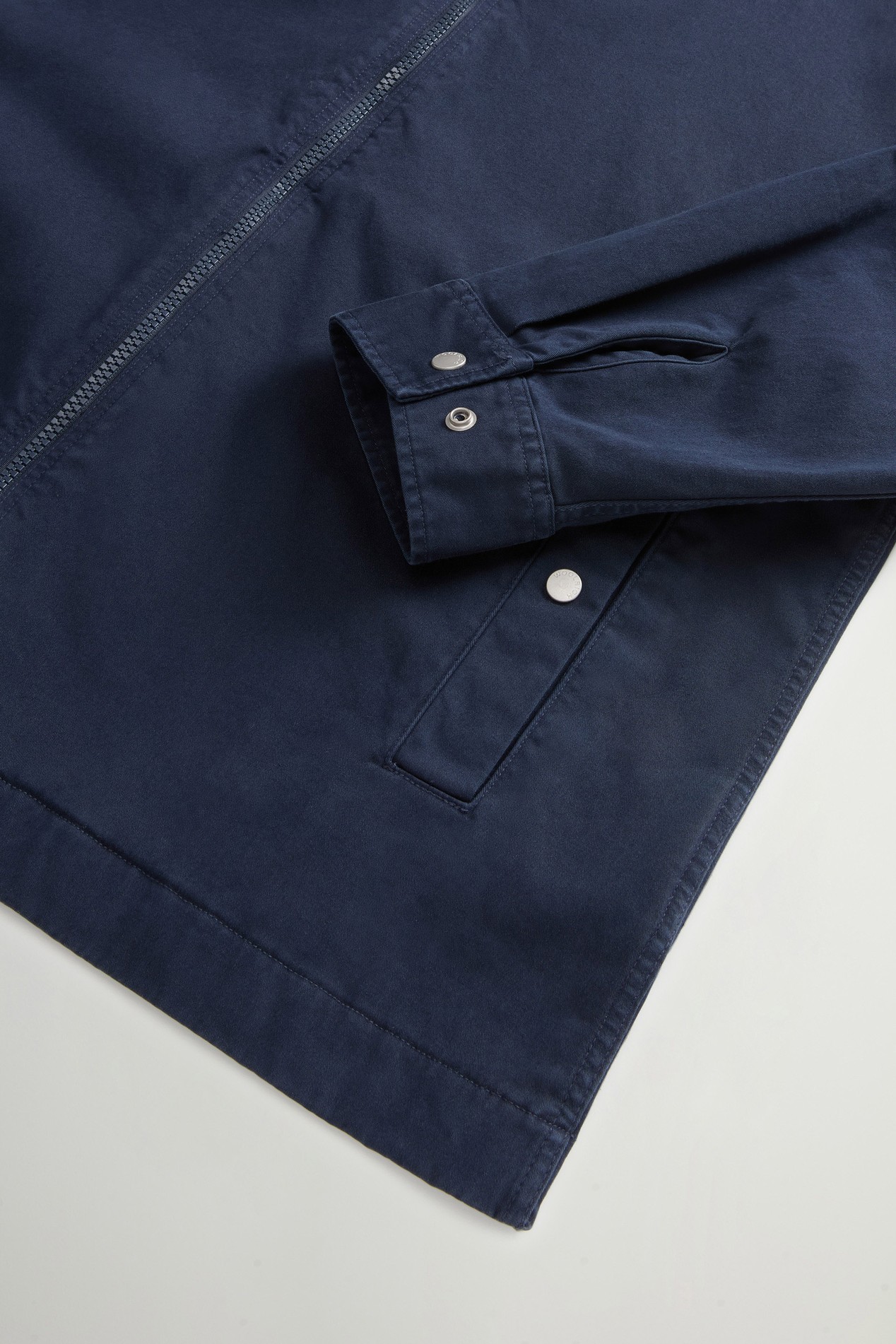 COTTON TWILL TIMBER OVERSHIRT GD Blue photo 7 | Woolrich