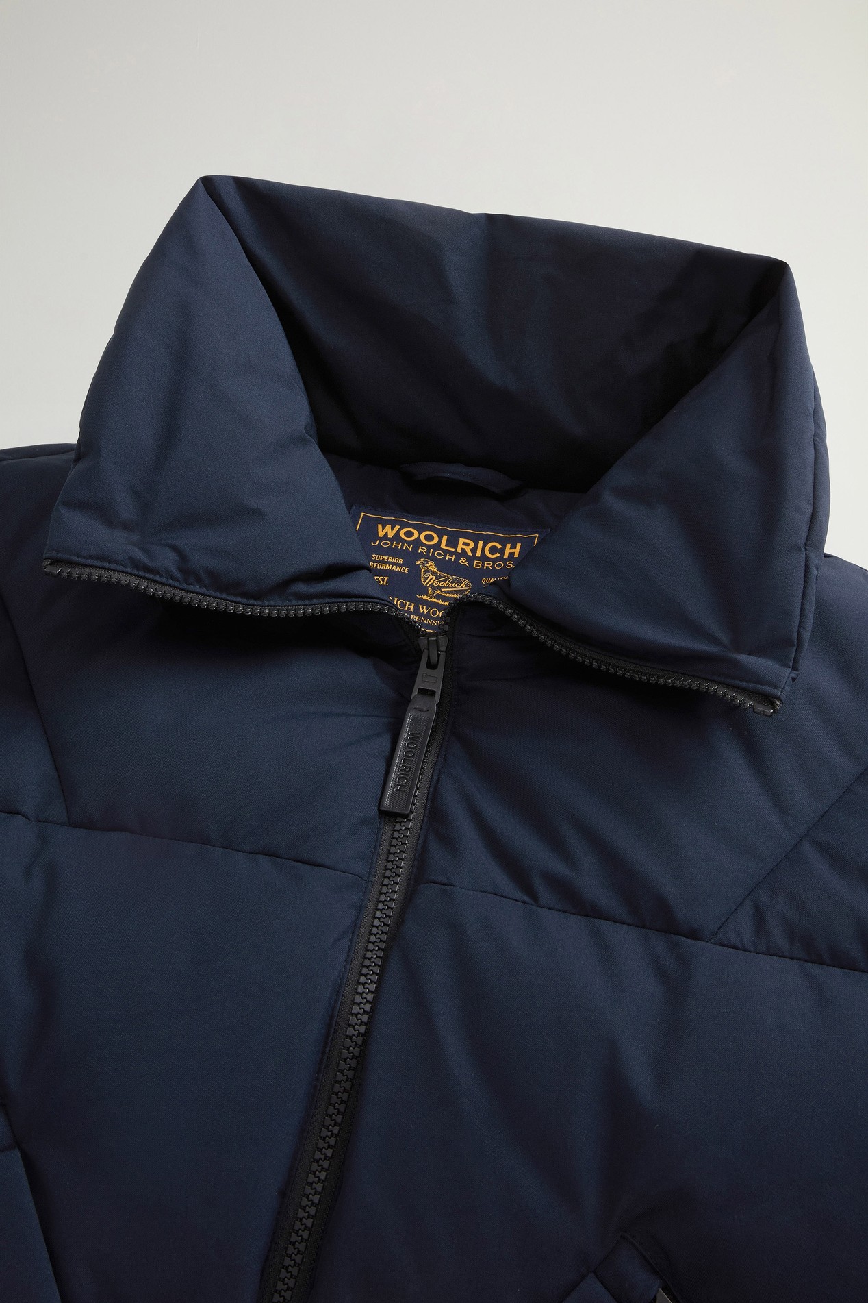 Quilted Jacket in WINDSTOPPER® by GORE-TEX® Fabric Blue photo 6 | Woolrich
