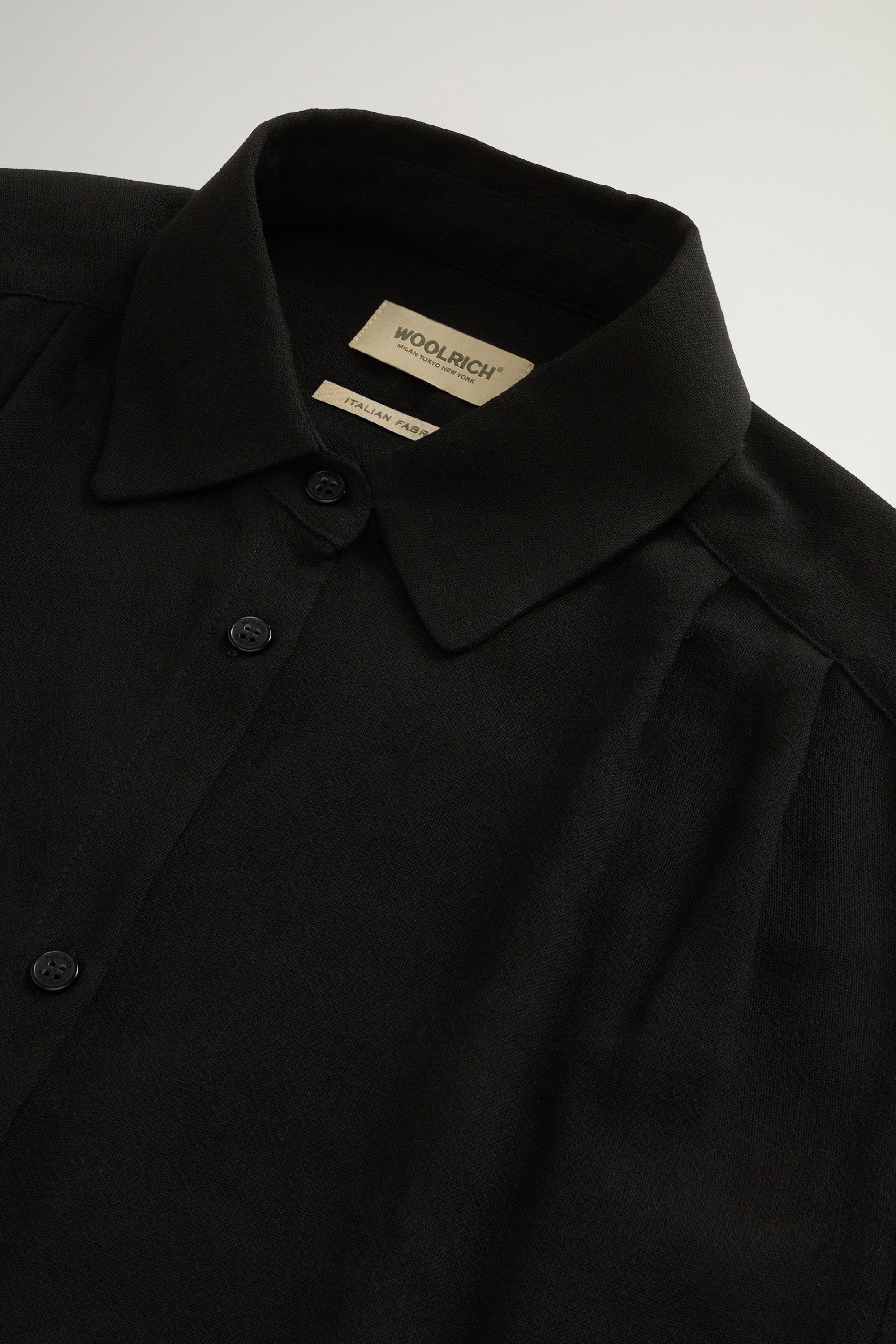 Dress in Italian Brushed Fabric Black photo 6 | Woolrich