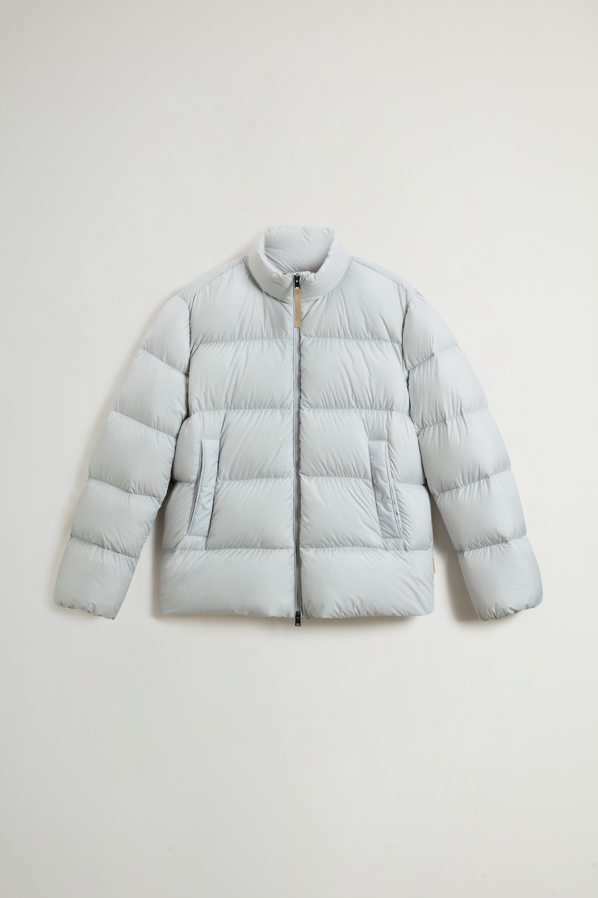 Cloud Down Jacket in Microfiber Gray photo 5 | Woolrich