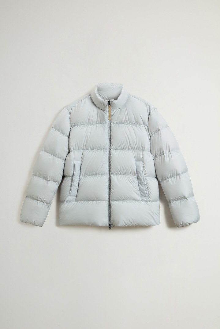 Cloud Down Jacket in Microfiber Gray photo 5 | Woolrich