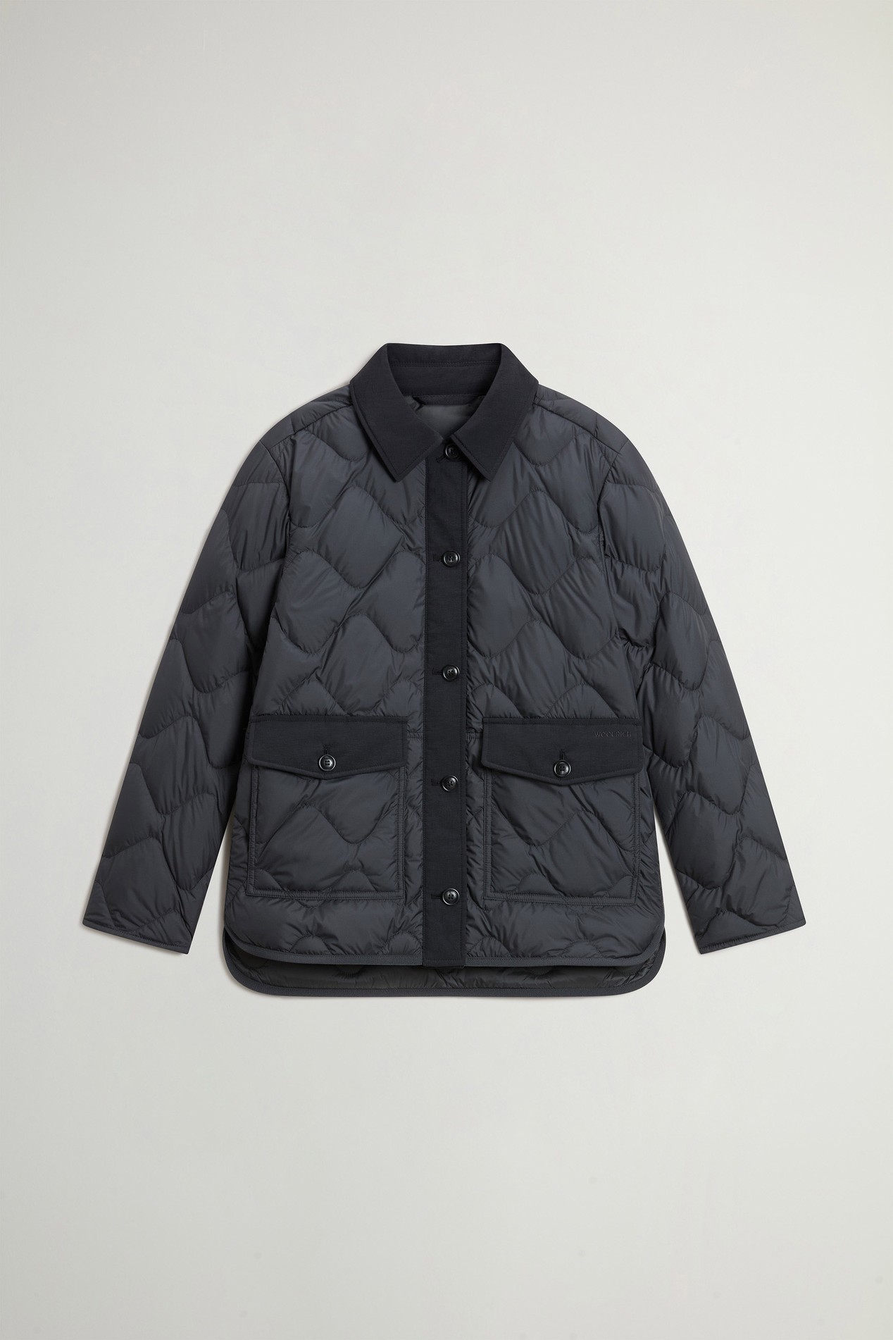 Heritage Steppjacke aus Mikrofaser Grau photo 5 | Woolrich