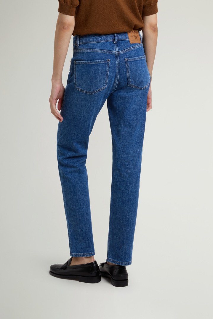 Five-Pocket Jeans in Stretch Cotton Denim Blue photo 3 | Woolrich