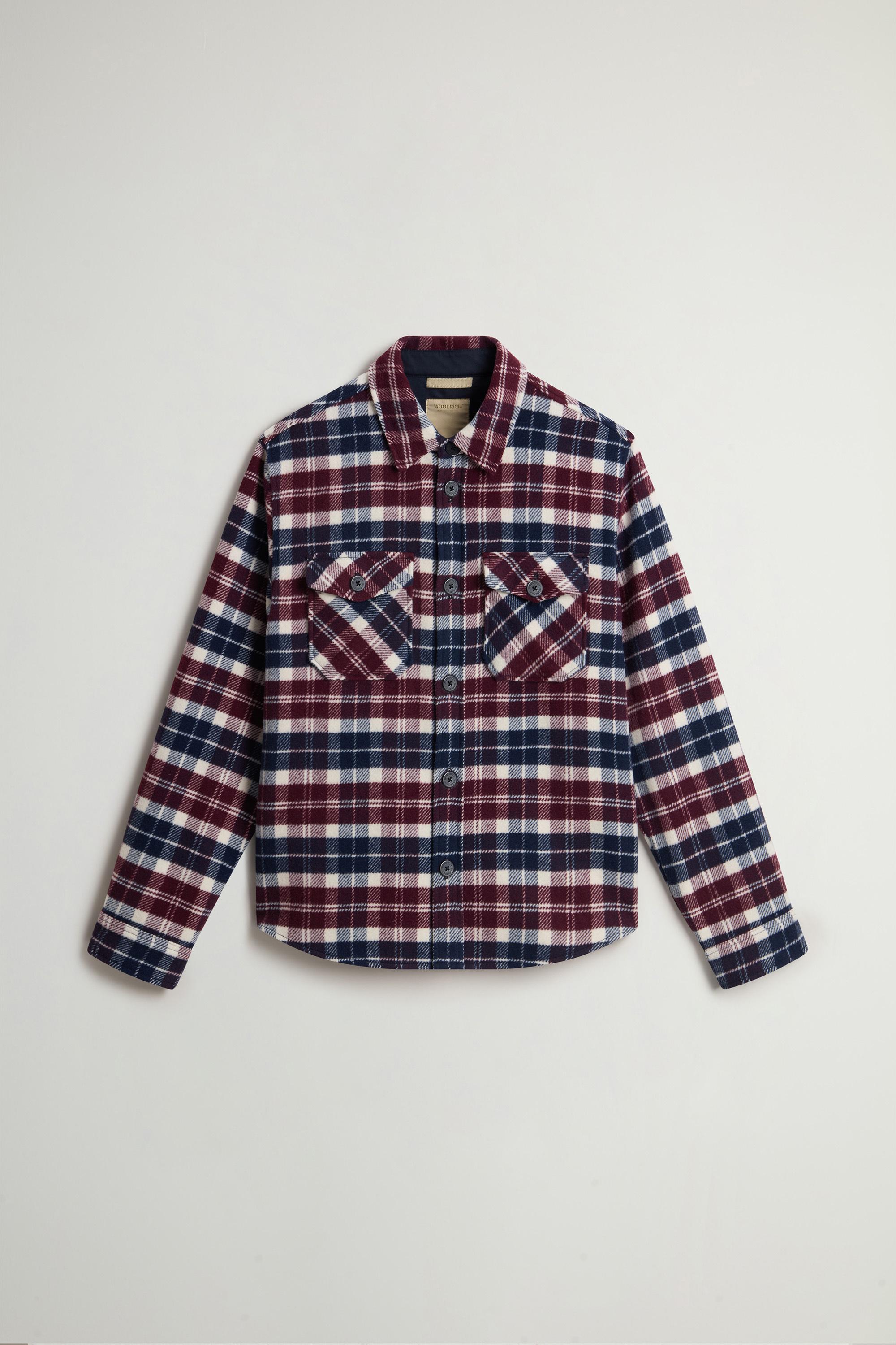 Wool-Blend Overshirt with Checked Pattern Multicolor photo 5 | Woolrich