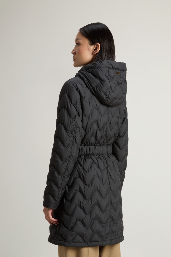 Quilted Microfiber Heritage Parka Black photo 3 | Woolrich
