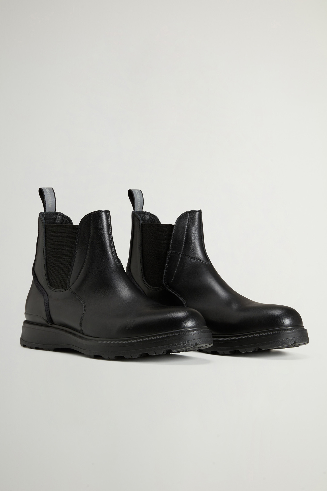 Stone Grove Ankle Boots in calfskin leather Black photo 2 | Woolrich