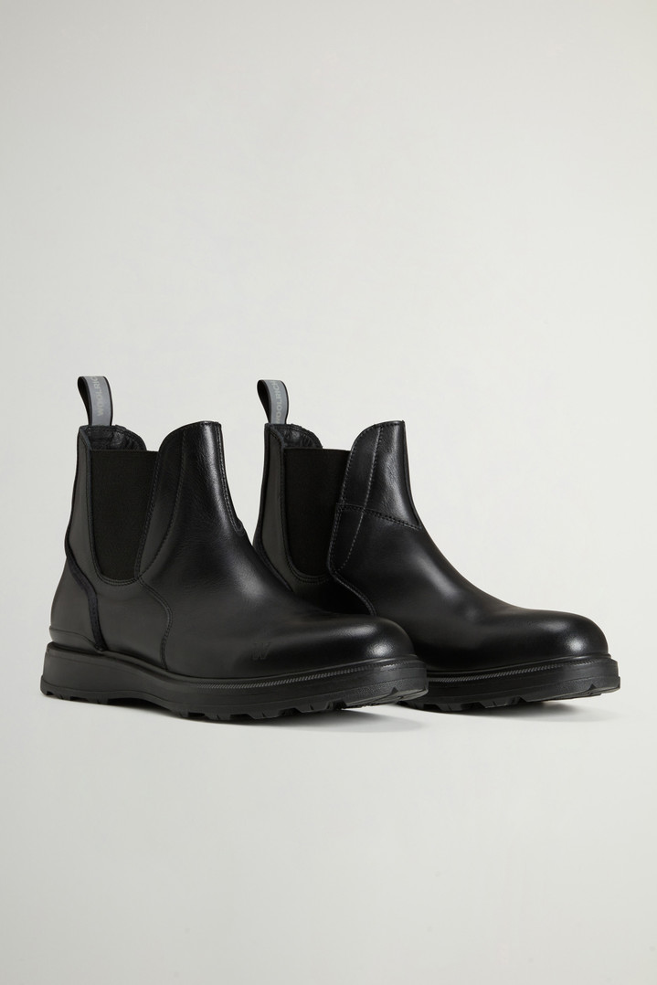 Stone Grove Ankle Boots in calfskin leather Black photo 2 | Woolrich